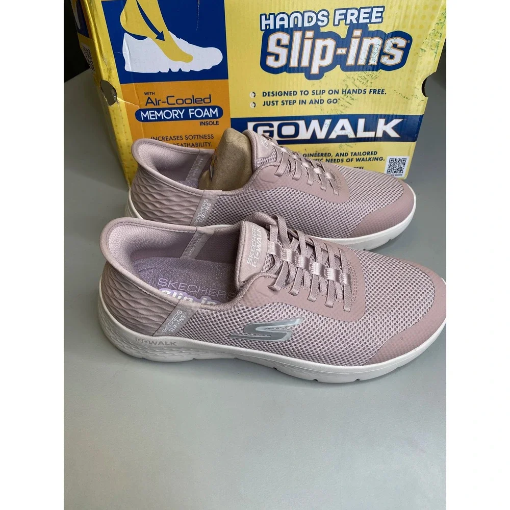 Skechers Slip-ins GO WALK Flex Grand Entry Mauve 124836W Womens 9.5 Wide